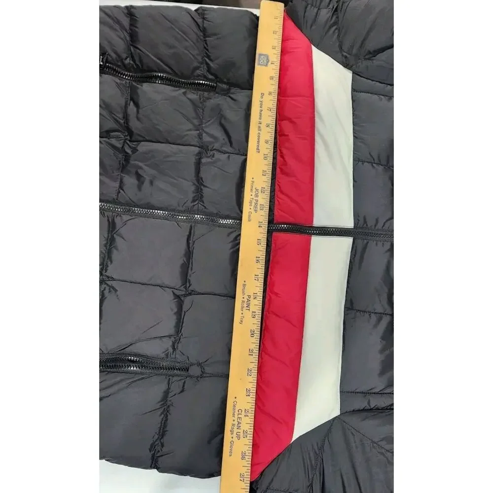 Tommy Hilfiger Ultra Loft Men's Red-White-Blue Puffer Bomber Jacket Size XXL